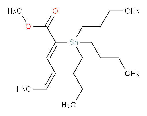 (2Z,4Z)-甲基 2-(三丁基锡基)六-2,4-二烯酸酯