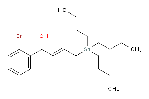 (E)-1-(2-溴苯基)-4-(三丁基锡基)丁-2-烯-1-醇