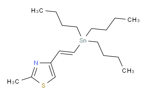 (E)-2-甲基-4-(2-(三丁基锡基)乙烯基)噻唑