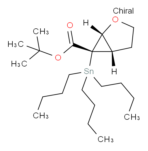 (1R,5S,6S)-叔丁基 6-(三丁基锡基)-2-氧杂双环[3.1.0]己烷-6-甲酸酯