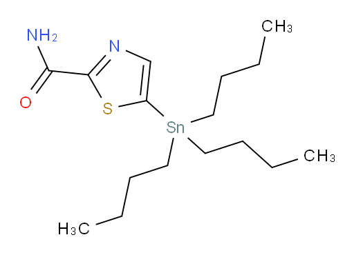 5-(三丁基锡基)噻唑-2-甲酰胺