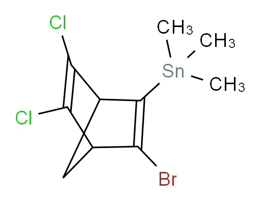 (3-溴-5,6-二氯双环[2.2.1]庚-2,5-二烯-2-基)三甲基锡烷
