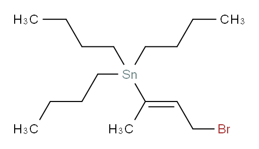 (E)-(4-溴丁-2-烯-2-基)三丁基锡烷