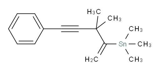 (3,3-二甲基-5-苯基戊-1-烯-4-炔-2-基)三甲基锡烷
