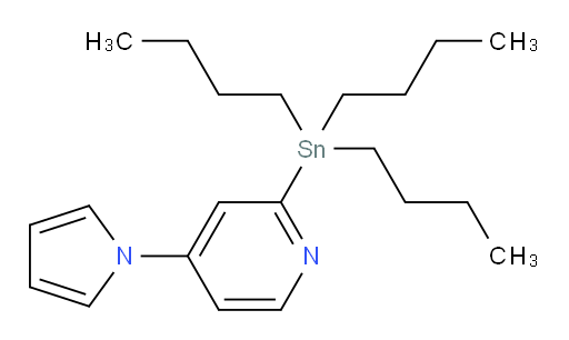 4-(1H-吡咯-1-基)-2-(三丁基锡基)吡啶