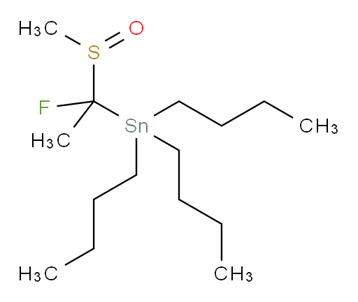 三丁基(1-氟-1-(甲基亚砜)乙基)锡烷