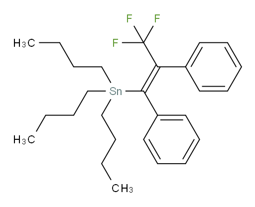 (Z)-三丁基(3,3,3-三氟-1,2-二苯基丙烯-1-基)锡烷