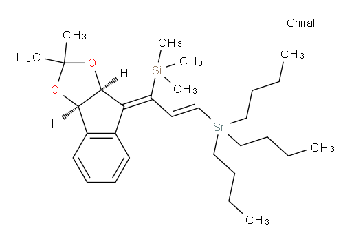 ((1Z,2E)-1-((3aR,8aS)-2,2-二甲基-3aH-茚[1,2-d][1,3]二氧杂环戊烯-8(8aH)-亚基)-3-(三丁基锡基)烯丙基)三甲基硅烷