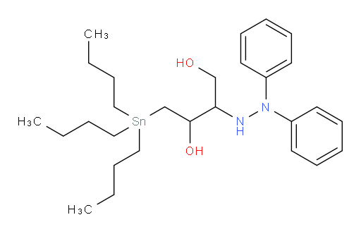 2-(2,2-二苯基肼基)-4-(三丁基锡基)丁烷-1,3-二醇