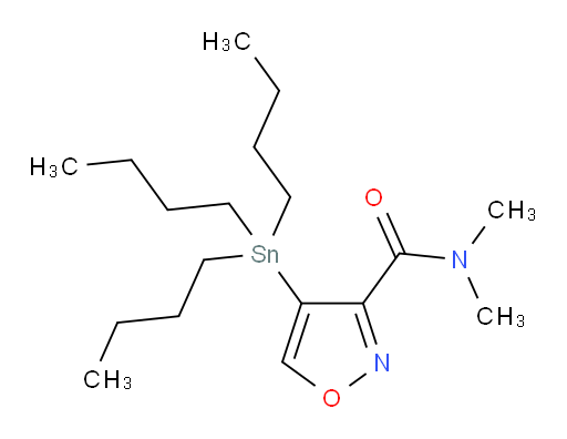N,N-二甲基-4-(三丁基锡基)异噁唑-3-甲酰胺
