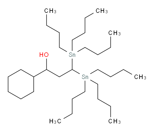 1-环己基-3,3-双(三丁基锡基)丙-1-醇