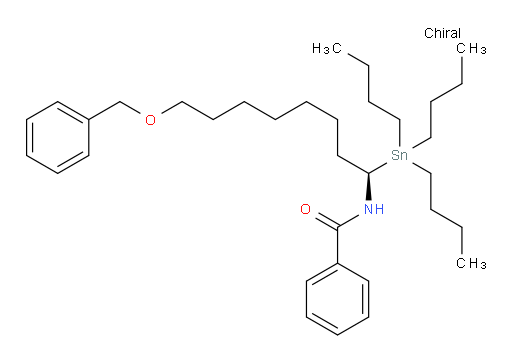 (R)-N-(8-(苄氧基)-1-(三丁基锡基)辛基)苯甲酰胺