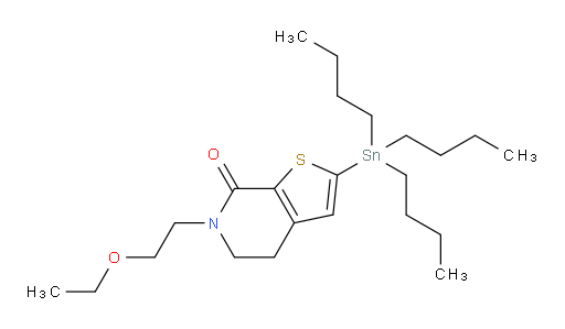 6-(2-乙氧基乙基)-2-(三丁基锡基)-5,6-二氢噻吩并[2,3-c]吡啶-7(4H)-酮