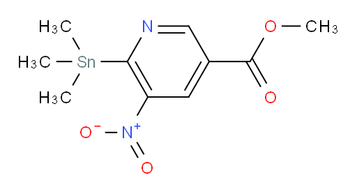 methyl 5-nitro-6-(trimethylstannyl)nicotinate