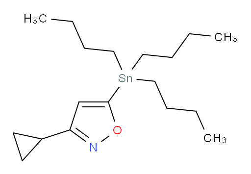 3-cyclopropyl-5-(tributylstannyl)isoxazole