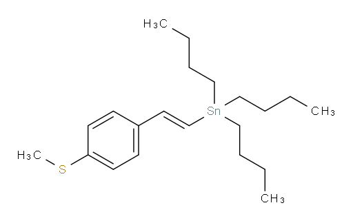 (E)-tributyl(4-(methylthio)styryl)stannane
