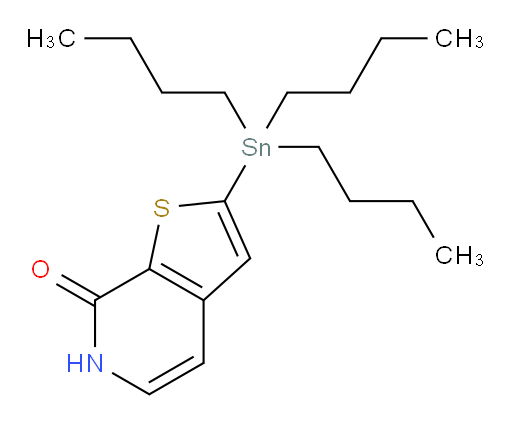2-(tributylstannyl)thieno[2,3-c]pyridin-7(6H)-one