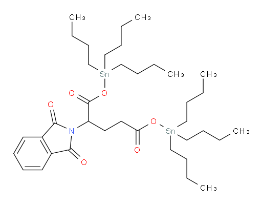 双(三丁基锡基) 2-(1,3-二氧代异吲哚啉-2-基)戊二酸酯