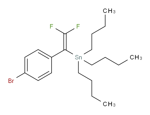 (1-(4-溴苯基)-2,2-二氟乙烯基)三丁基锡烷