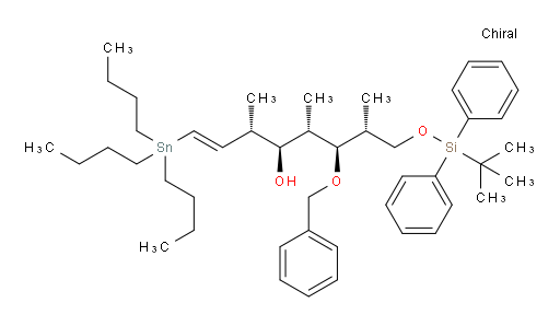 (3S,4S,5S,6R,7R,E)-6-(苄氧基)-8-((叔丁基二苯基sil氧基))-3,5,7-三甲基-1-(三丁基锡基)辛-1-烯-4-醇