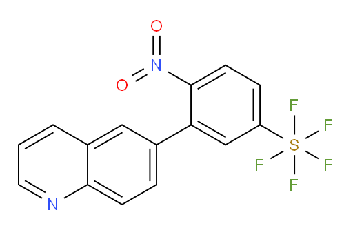 [4-nitro-3-(6-quinolinyl)phenyl]sulfur pentafluoride