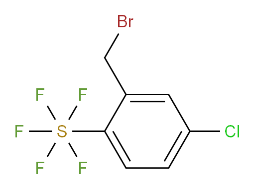[2-(Bromomethyl)-4-chlorophenyl]sulfur pentafluoride
