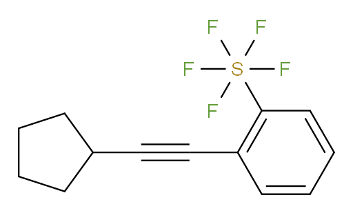 [2-(2-Cyclopentylethynyl)phenyl]sulfur pentafluoride