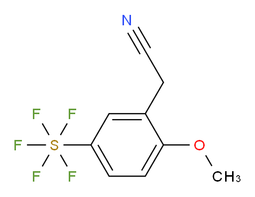 [3-(Cyanomethyl)-4-methoxyphenyl]sulfur pentafluoride