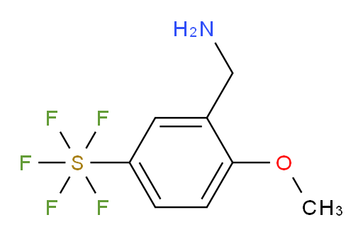 [3-(Aminomethyl)-4-methoxyphenyl]sulfur pentafluoride