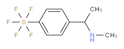 4-(1-(methylamino)ethyl)(pentafluoromercapto)benzene