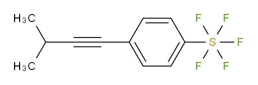 4-(3-methylbut-1-yn-1-yl)(pentafluoromercapto)benzene