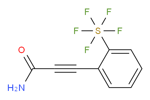 3-(2-(pentafluoromercapto)phenyl)propiolamide