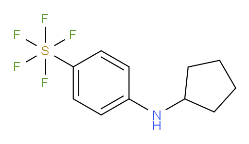 [4-(Cyclopentylamino)phenyl]sulfur pentafluoride