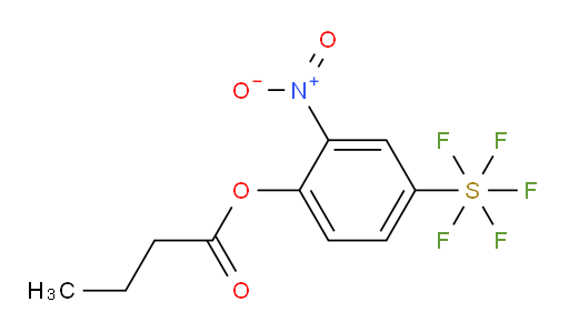 4-(pentafluoromercapto)-2-nitrophenyl butyrate