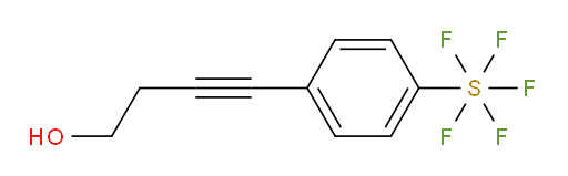 4-(4-(pentafluoromercapto)phenyl)but-3-yn-1-ol
