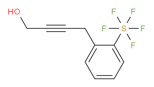 4-(2-(pentafluoromercapto)phenyl)but-2-yn-1-ol