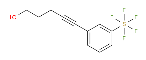 5-(3-(pentafluoromercapto)phenyl)pent-4-yn-1-ol