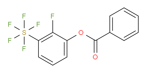 [3-(Benzoyloxy)-2-fluorophenyl]sulfur pentafluoride