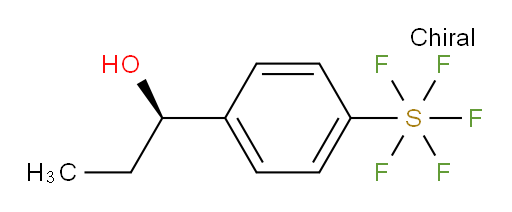(R)-1-(4-(pentafluoromercapto)phenyl)propan-1-ol
