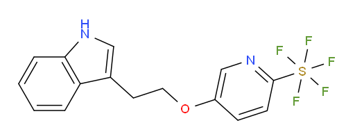 5-(2-(1H-indol-3-yl)ethoxy)pyridine-2-ylsulfur pentafluoride