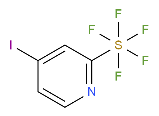 4-iodopyridine-2-ylsulfur pentafluoride