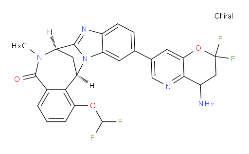 (7R,14R)-11-(4-amino-2,2-difluoro-3,4-dihydro-2H-pyrano[3,2-b]pyridin-7-yl)-1-(difluoromethoxy)-6,7-dihydro-6-methyl-7,14-Methanobenzimidazo[1,2-b][2,5]benzodiazocin-5(14H)--one