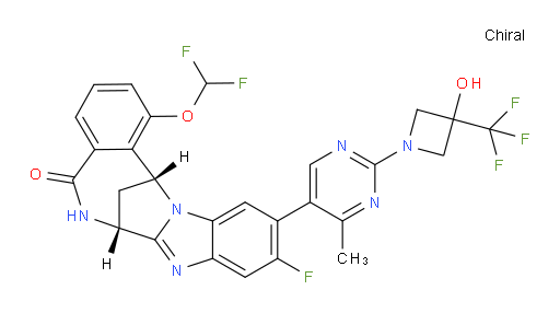 (7R,14R)-1-(difluoromethoxy)-10-fluoro-6,7-dihydro-11-[2-[3-hydroxy-3-(trifluoromethyl)-1-azetidinyl]-4-methylpyrimidin-5-yl]-7,14-Methanobenzimidazo[1,2-b][2,5]benzodiazocin-5(14H)--one