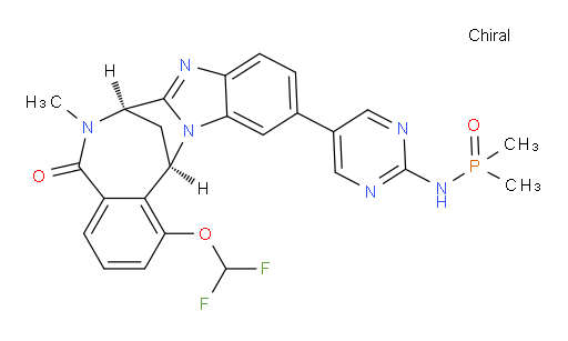N-(5-((7R,14R)-1-(difluoromethoxy)-6-methyl-5-oxo-5,6,7,14-tetrahydro-7,14-methanobenzo[f]benzo[4,5]imidazo[1,2-a][1,4]diazocin-11-yl)pyrimidin-2-yl)-P,P-dimethylphosphinic amide