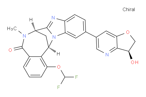 (7R,14R)-1-(difluoromethoxy)-11-((S)-3-hydroxy-2,3-dihydrofuro[3,2-b]pyridin-6-yl)-6-methyl-6,7-dihydro-7,14-methanobenzo[f]benzo[4,5]imidazo[1,2-a][1,4]diazocin-5(14H)-one