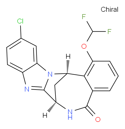(7R,14R)-11-Chloro-1-(difluoromethoxy)-6,7-dihydro-7,14-methanobenzimidazo[1,2-b][2,5]benzodiazocin-5(14H)--one
