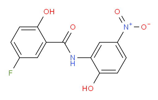 5-fluoro-2-hydroxy-N-(2-hydroxy-5-nitrophenyl)benzamide
