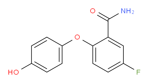 5-fluoro-2-(4-hydroxyphenoxy)benzamide