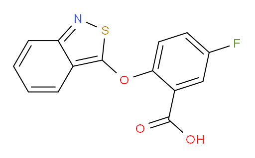 2-(benzo[c]isothiazol-3-yloxy)-5-fluorobenzoic acid