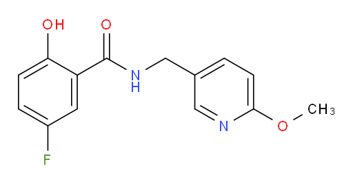 5-fluoro-2-hydroxy-N-((6-methoxypyridin-3-yl)methyl)benzamide